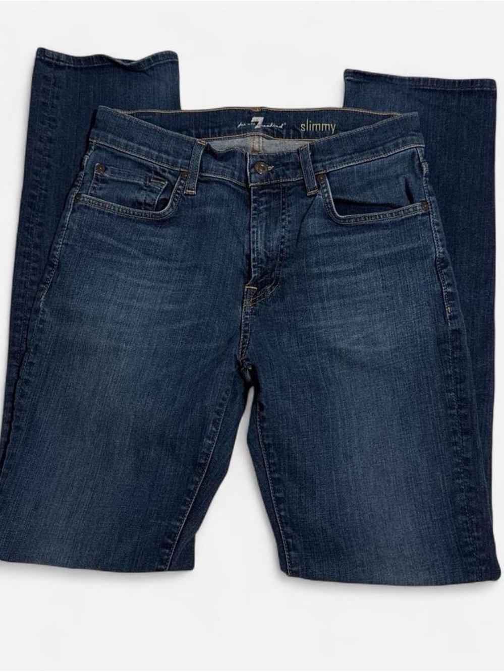 7 For All Mankind Slimmy Women's Dark Blue Skinny Jeans